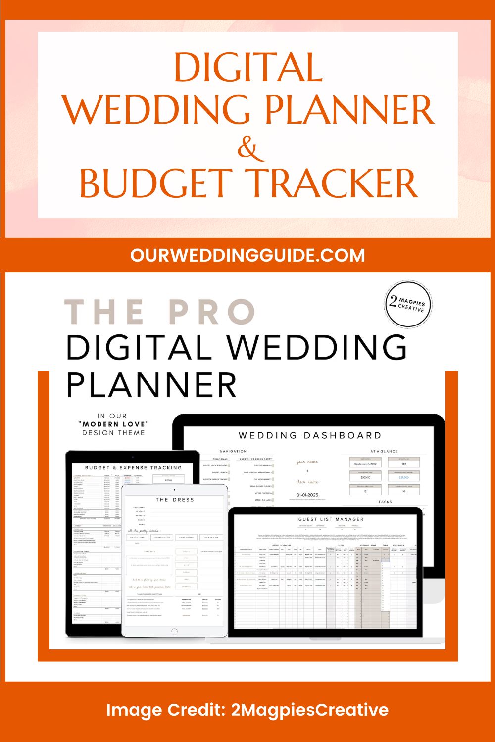 Digital Wedding Planner and Budget Tracker