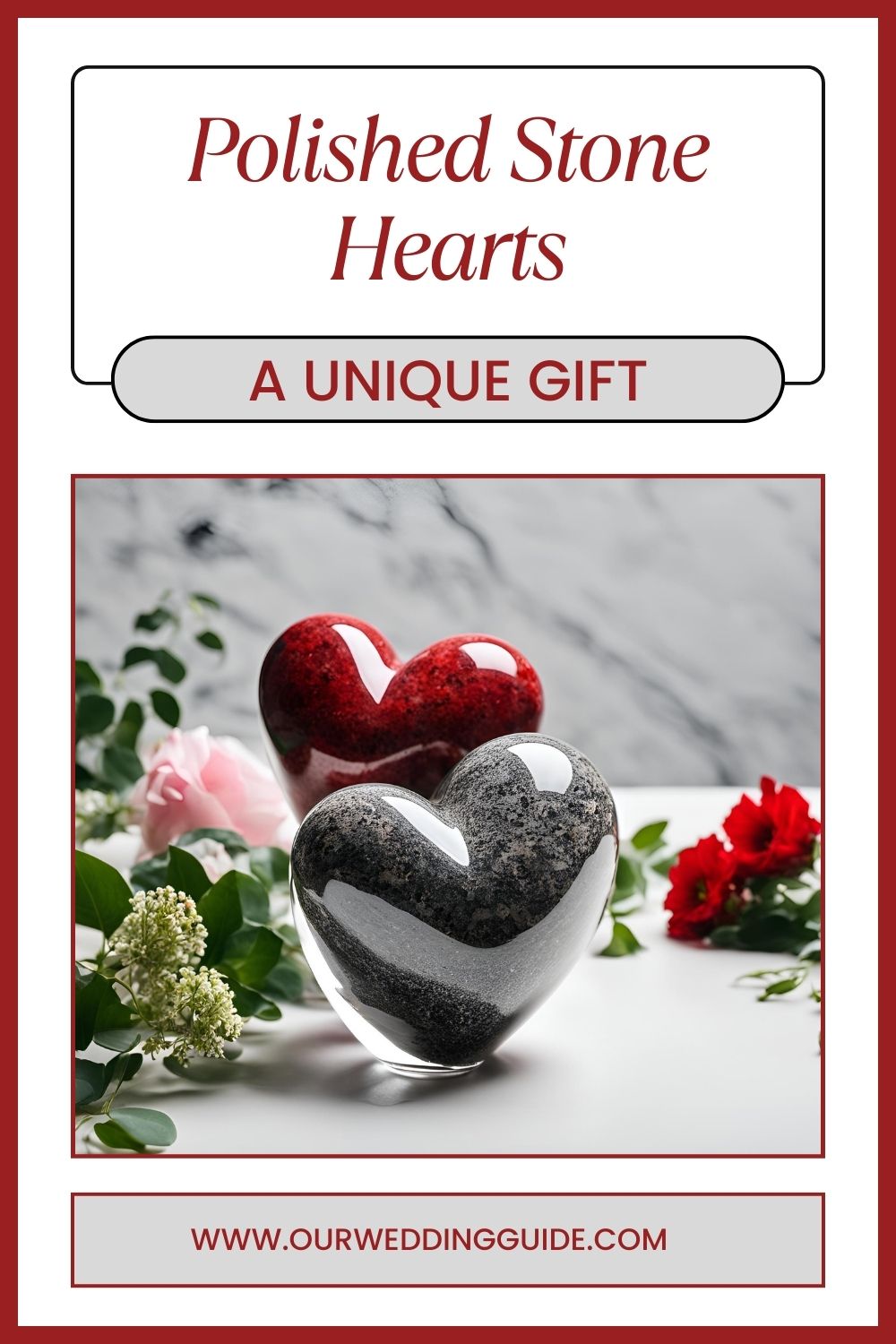 Polished Stone Hearts