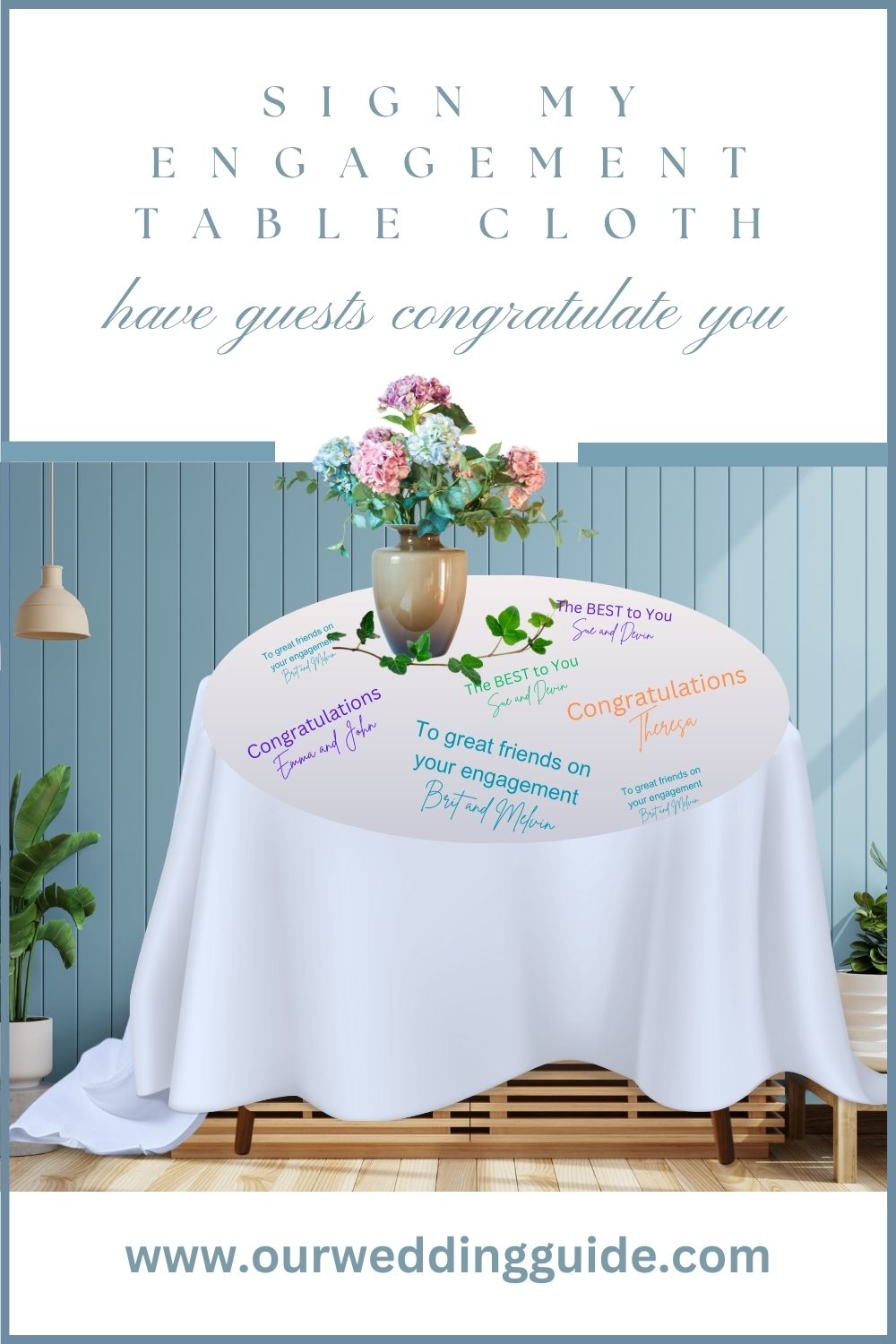 Engagement Tablecloth