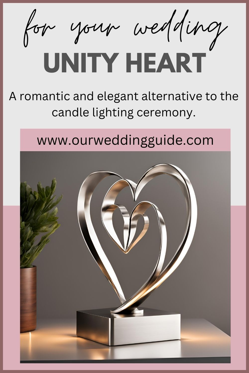 Unity Heart for Wedding Ceremony