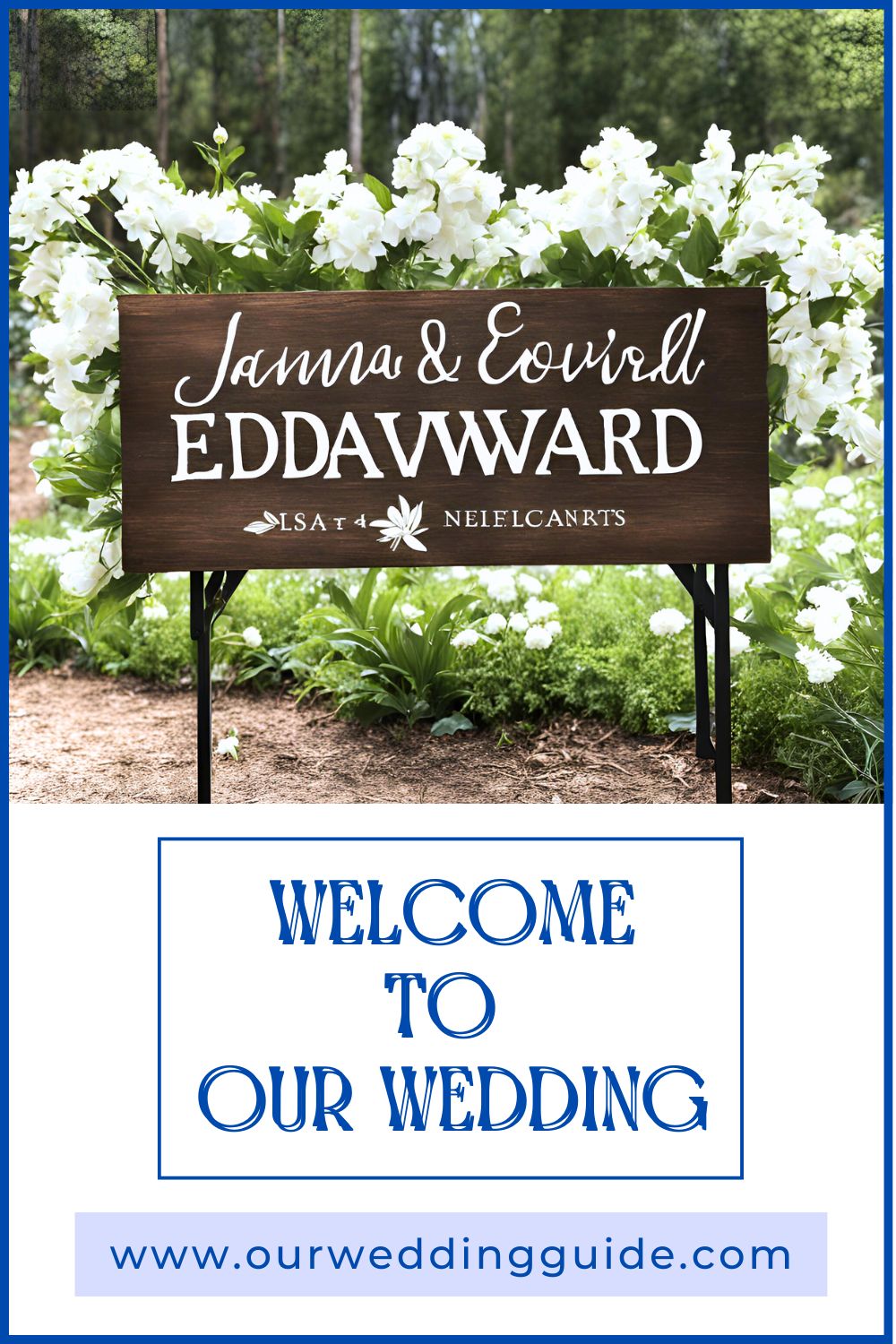 Welcome to Wedding Sign